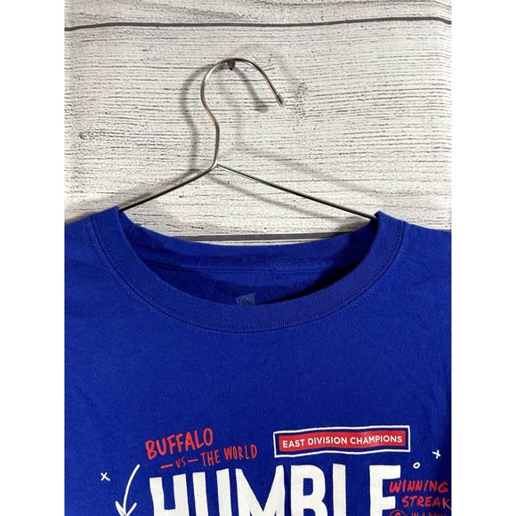Buffalo Bills - Humble & Hungry - Men's Blue Graphic T-Shirt - Size 2XL - Picture 5 of 5